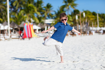 Image showing Boy on vacation