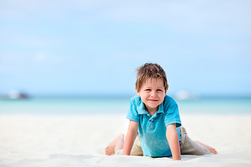 Image showing Boy on vacation