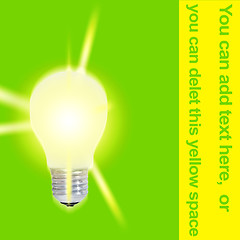 Image showing White bulb