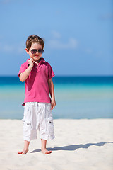 Image showing Boy on vacation