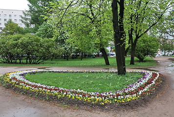 Image showing Flower bed 