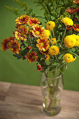 Image showing a bouquet of summer flowers, close-up