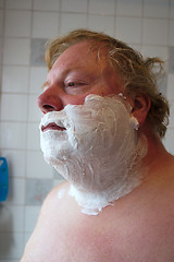 Image showing shaving foam