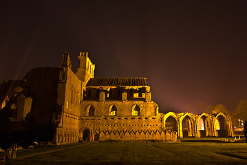 Image showing Melrose Abbey 