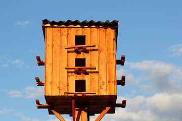 Image showing pigeon wooden house