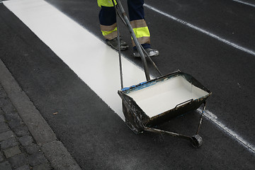 Image showing Road paint