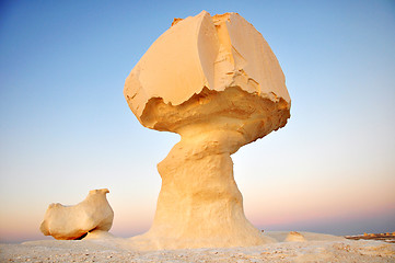 Image showing White Desert in Egypt