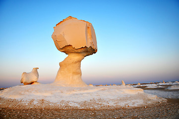 Image showing White Desert in Egypt