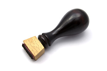 Image showing Old wooden stamp 