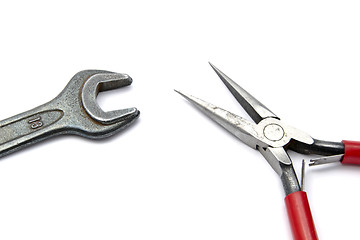 Image showing pliers and wrench
