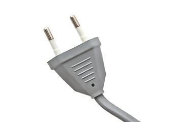 Image showing Gray electric plug 