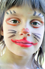 Image showing face painting mask child