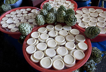 Image showing Artichoke heart for sale