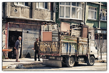 Image showing Heavy loaded truck