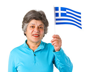 Image showing Female greek senior
