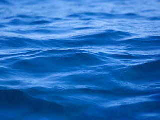 Image showing Blue water