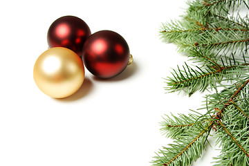 Image showing Christmas ornaments