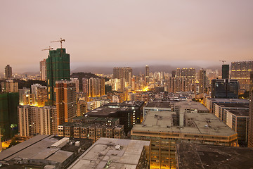 Image showing Hong Kong cityscape at dawn