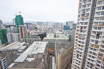 Image showing Hong Kong downtown in Kowloon district