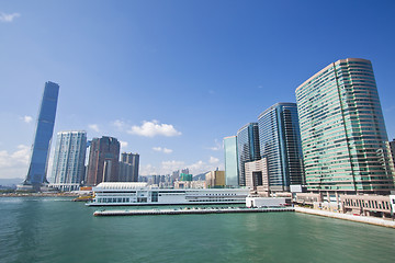 Image showing Hong Kong offices and skyline at day