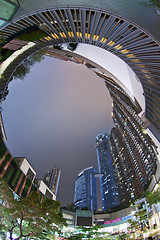 Image showing Modern city at night 