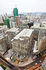Image showing Hong Kong cityscape with crowded buildings