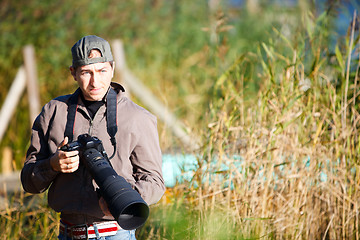 Image showing Nature photographer