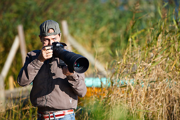 Image showing Nature photographer