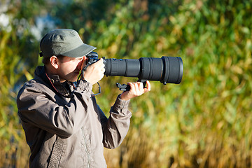 Image showing Nature photographer