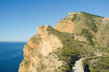 Image showing Road on the Mediterranean