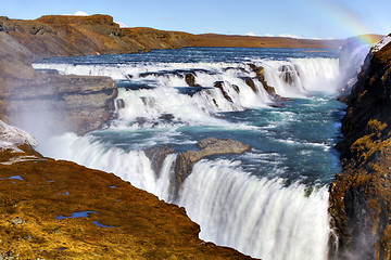 Image showing Gullfoss Waterfall