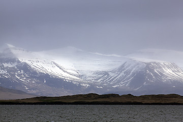 Image showing Snowcapped mountains