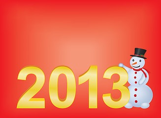 Image showing new year 2013