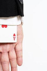 Image showing Ace of hearts