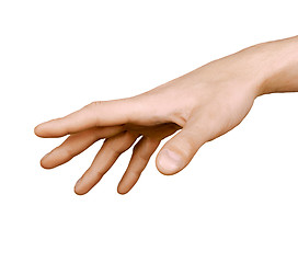 Image showing men's hand