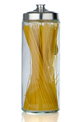 Image showing Jar of pasta