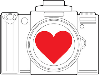 Image showing Camera Heart