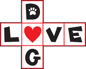 Image showing Dog Love