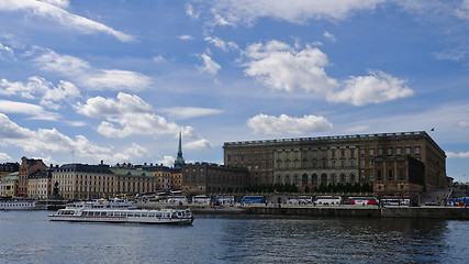 Image showing Stockholm Royal Palace (Kungliga slottet) in old town (Gamla stan)