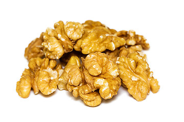 Image showing handful of walnuts