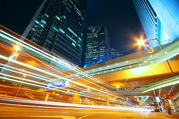 Image showing downtown city night