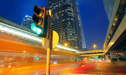 Image showing traffic city night
