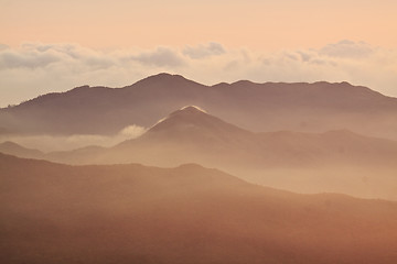 Image showing Mountain Sunrise