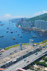 Image showing Hong Kong modern city