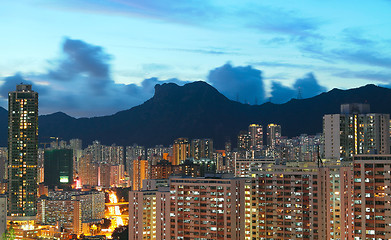 Image showing Hong Kong modern city