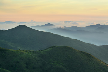 Image showing Mountain Sunrise