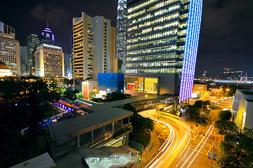 Image showing modern city night