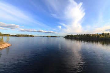 Image showing Blue Lake and Sky
