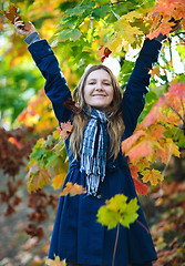 Image showing Autumn portrait