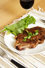 Image showing Grilled steak